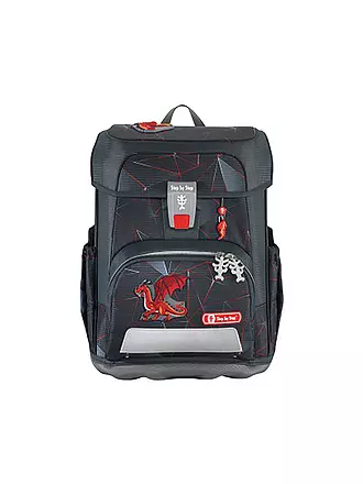 STEP BY STEP | Set de mochila escolar de 5 piezas CLOUD Ninja Kimo | schwarz